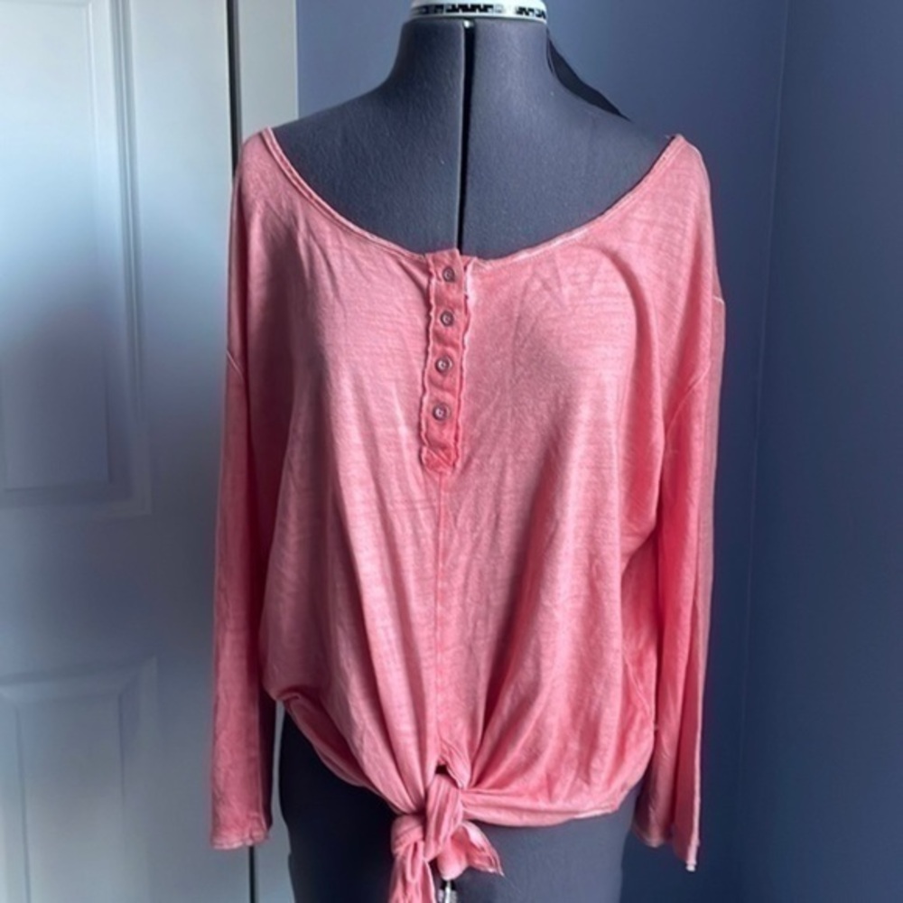 NWT Tribal Jeans top coral top size Medium